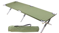 Custom Outdoor Steel Aluminum Frame Trip Portable Folding Camping Bed