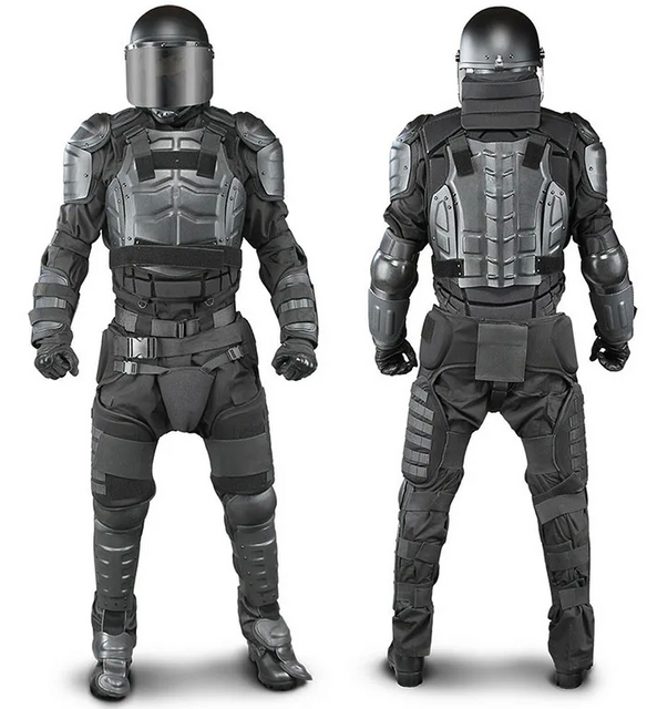 Ultra safe Full protection suit protection Gear high impact resistance stabproof fireproof anti riot body Suit with helmet