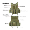 Camouflage Bullet-Proof Vest Nylon Outdoor Combat Training Molle Pouch Vest Green Plate Carrier Vest