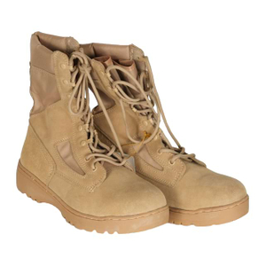 Vanda Khaki Leather Wear-resistant Military Tactical Boot