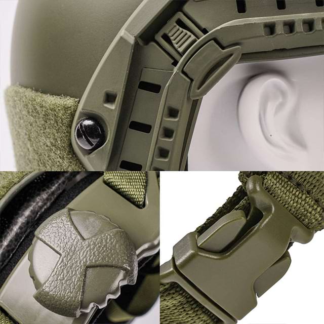 Nij Iiia Mich/Fast/Pasgt PE/Aramid Kevlar Ballistic Bulletproof Helmet with Wendy