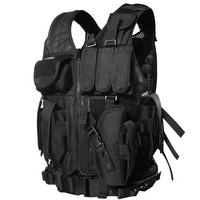 Ultra Safe Military Equipment Police Gear Cordura Nylon Tactical Combat Vest 