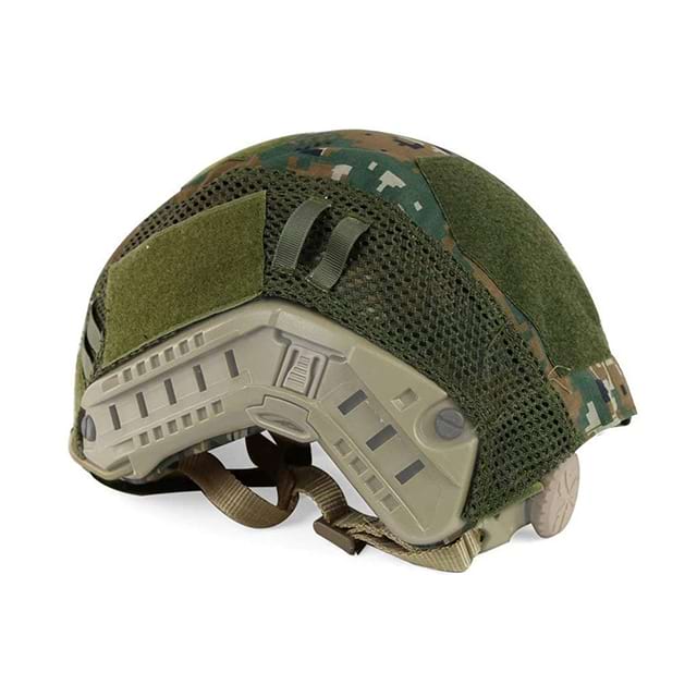 Multicam Camouflage Fast Nij Iiia Tactical PE+Aramid Ballistic Bulletproof Helmet