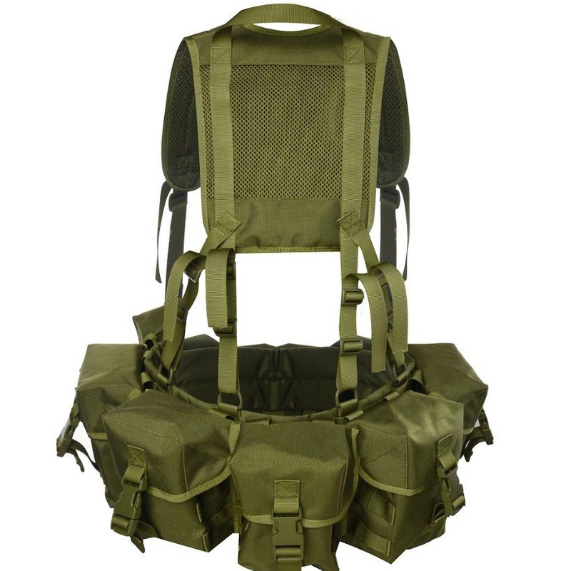 Ultra Safe Military Police Equipment Green Color Quick Release Combat Tactical Vest 