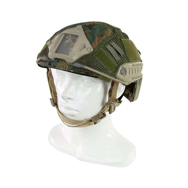 Multicam Camouflage Fast Nij Iiia Tactical PE+Aramid Ballistic Bulletproof Helmet