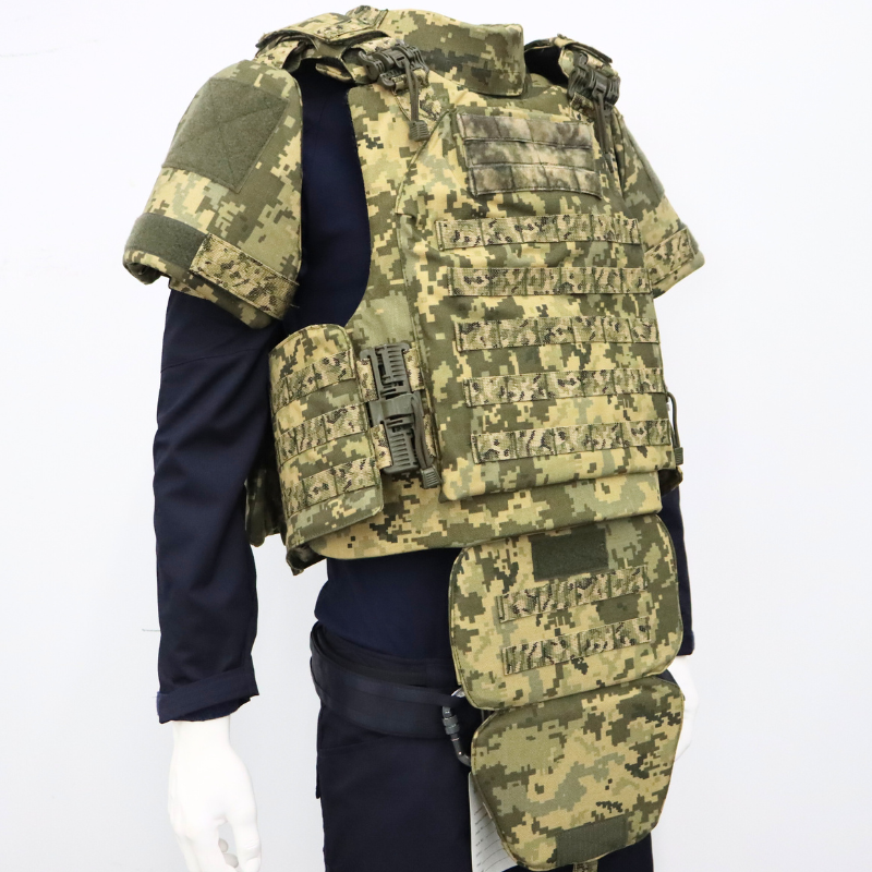 MM14 Camo NIJ Level IIIA/RF1 Full Protective Bulletproof Vest 