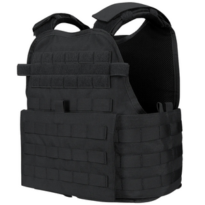 Ultra Safe Black MOPC Bulletproof Tactical Plate Carrier with 2 Insert Panels