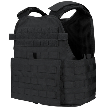 Ultra Safe Black MOPC Bulletproof Tactical Plate Carrier with 2 Insert Panels