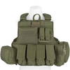 Ultra Safe 360 Molle Multi Pouches Green Force Recon Bulletproof Vest