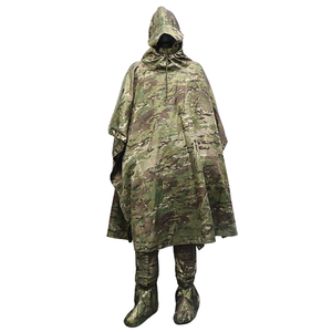 Single-layer Camouflage Printed Camouflage Protective Suit, with Leg Guards And Shoe Covers