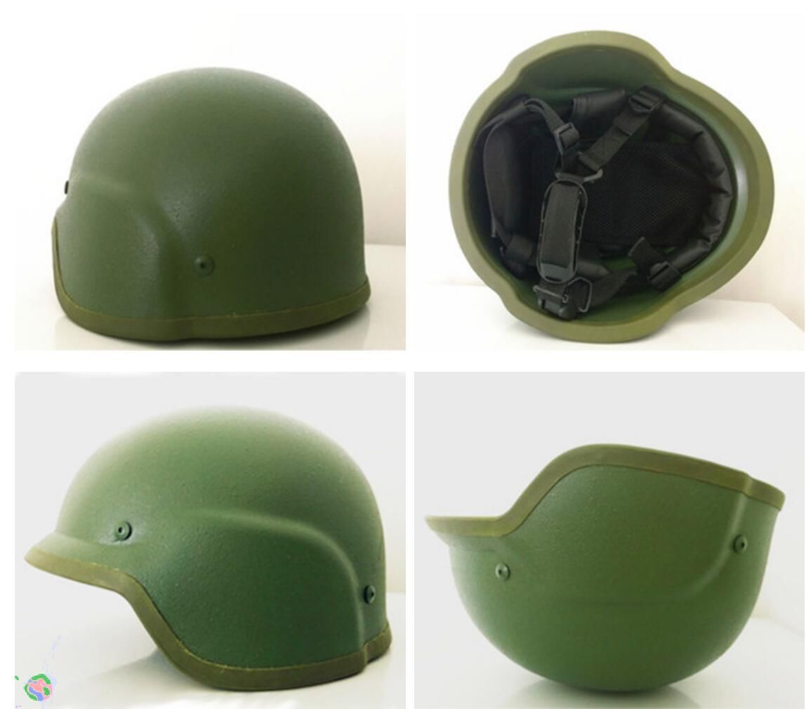 Ultra Safe Pasgt Lightweight 1.3kg PE Tactical Helmet Nij Iiia against .44mm