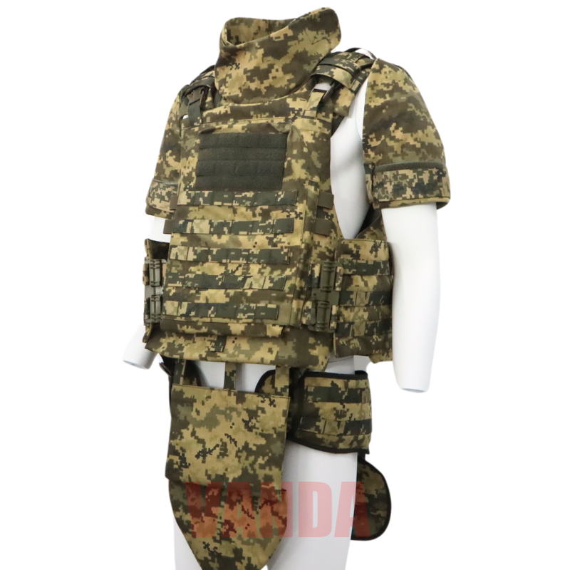 MM14 Camouflage Pattern Nylon 66 Fabric Level IIIA/IV Quick Release Full ProtectionTactical Vest