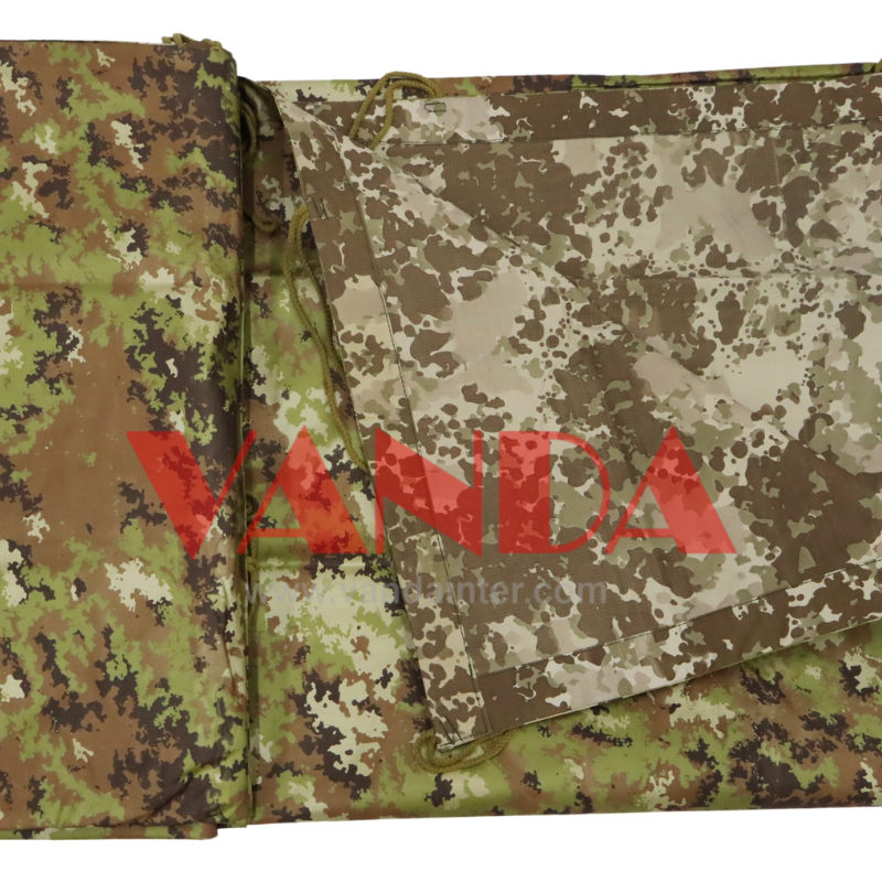 Italian Camouflage Tactical Equipment Cover VIS/TIR/RADAR/MULTISPECTRAL/Fire Retardant 2D Camouflage Net