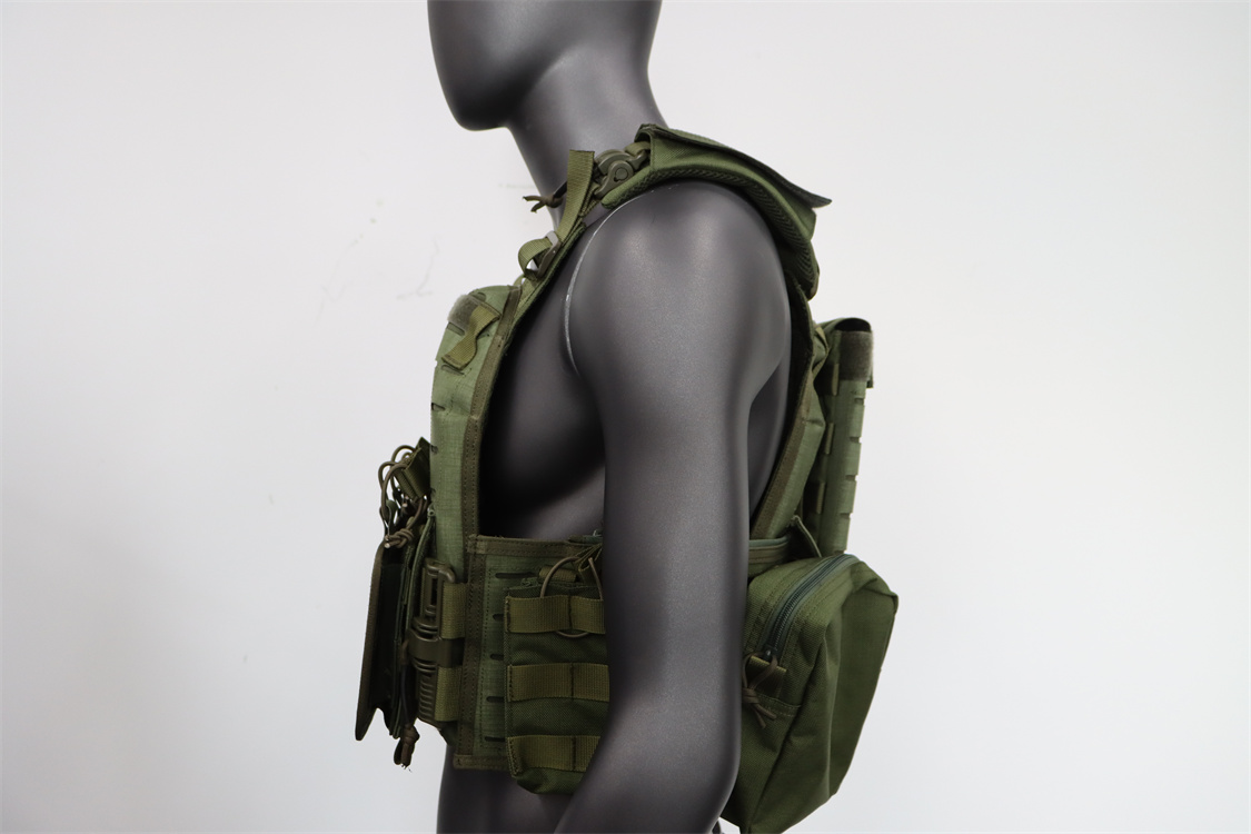 Molle Systerm Camo Combat Body Protection Plate Carrier One-handed Quick Release Camouflage Color Tactical Vest 