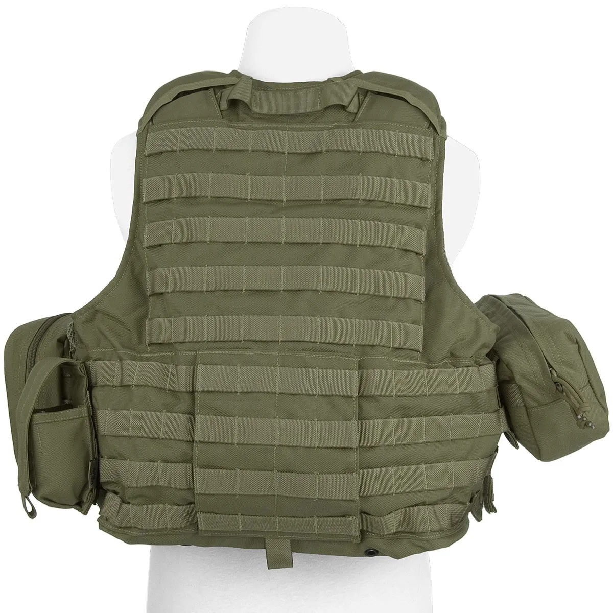 Ultra Safe 360 Molle Multi Pouches Green Force Recon Bulletproof Vest