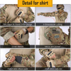 Wholesale Hot Sale Tactical Suit Battle Uniform Security Guard Training Clothing Combat ACU CP Multicam Uniform 