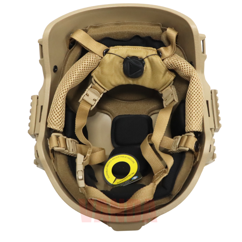 Aramid/PE Material NIJⅢA.44 Protective Level Wendy Full Size Ballistic Helmet Suspension