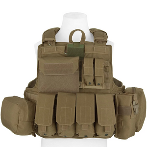 Ultra Safe 360 Molle Multi Pouches Coyote Brown Force Recon Bulletproof Vest