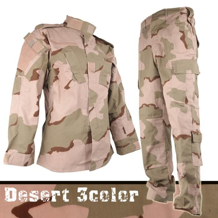 Ultra Safe Tactical Desert Camouflage ACU Combat Military Uniform