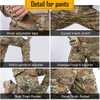 Wholesale Hot Sale Tactical Suit Battle Uniform Security Guard Training Clothing Combat ACU CP Multicam Uniform 