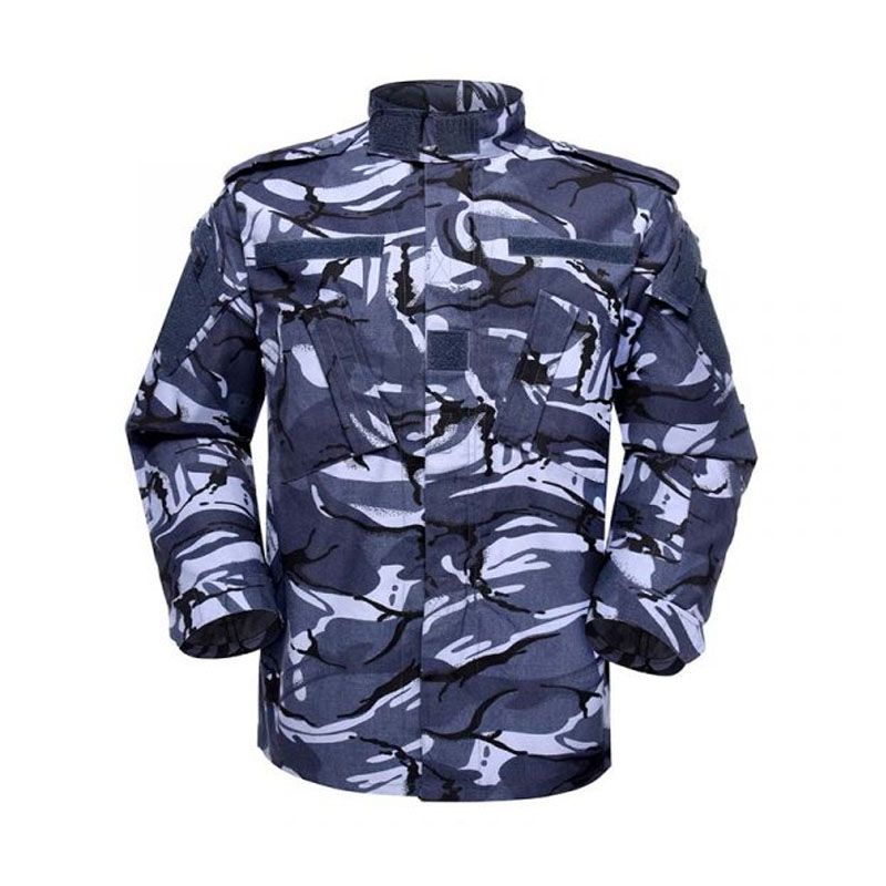 Ultra Safe Polyester/Cotton Navy Blue/Digital/Woodland Camouflage Tactical Suits Navy Blue Military Uniform