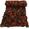 Ultra Safe Polyester 150D Oxford Flame Retardant Red Camouflage Pattern Civilian Camouflage Net