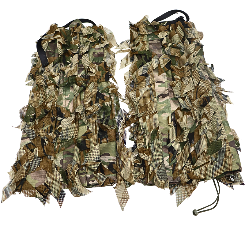 Single-layer Camouflage Printed Camouflage Protective Suit, with Leg Guards And Shoe Covers