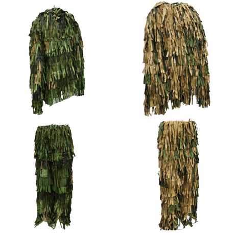 Ultra Safe Anti-Radar Tactical Infrared Thermal Flame Retardant Camouflage Ghillie Suit