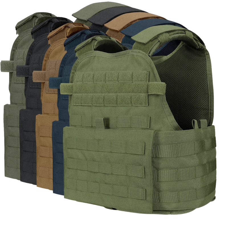 Ultra Safe Navy Blue MOPC Bulletproof Tactical Plate Carrier with 2 Insert Panels