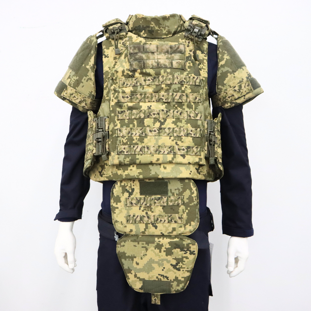MM14 Camo NIJ Level IIIA/RF1 Full Protective Bulletproof Vest 