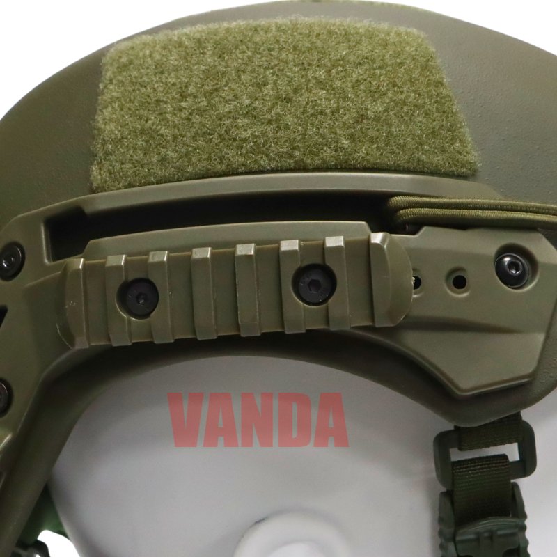 Aramid/PE Material NIJⅢA.44 Protective Level Wendy Full Size Ballistic Helmet