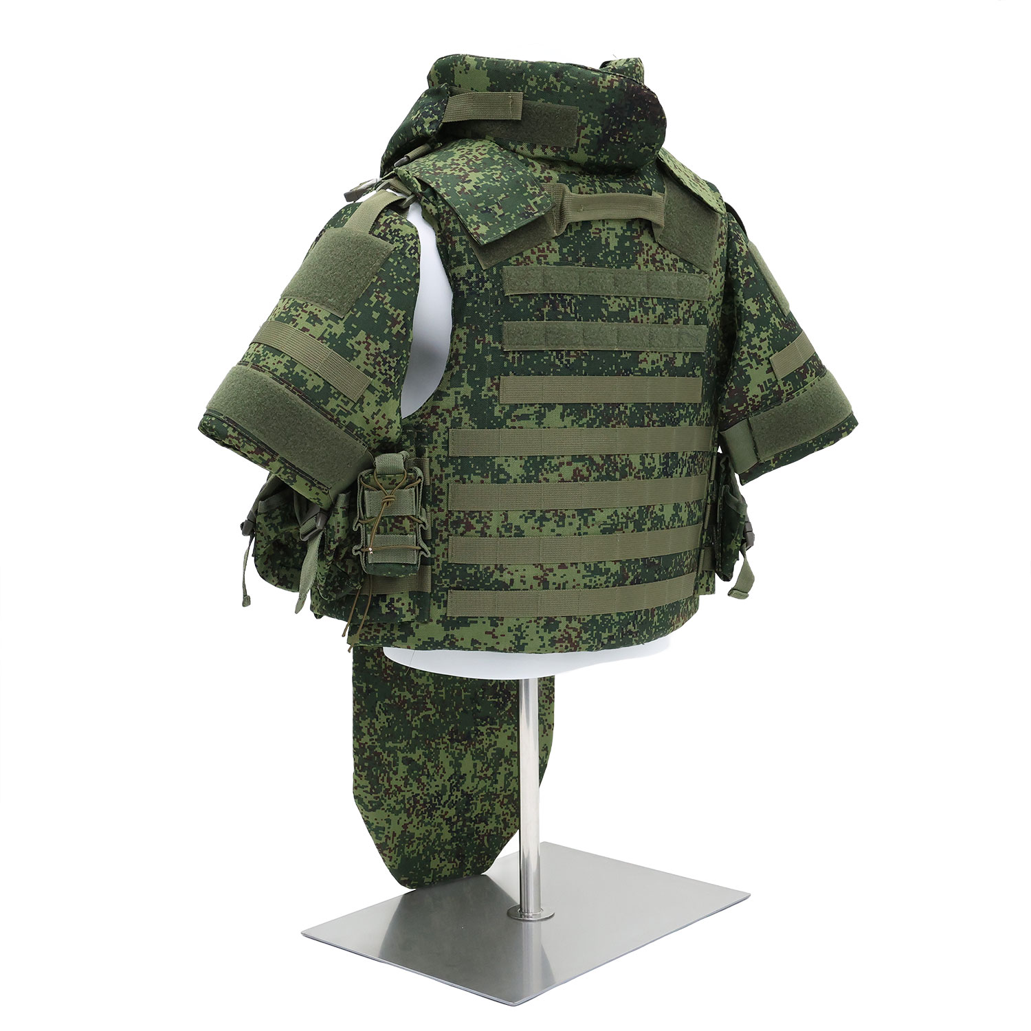 Ultra-safe Iron-Shield Series NIJ Level IIIA Full Body Armor Digital Camo Tactical Ballistic Vest with Quick-Release System and Comprehensive Fragment Protection