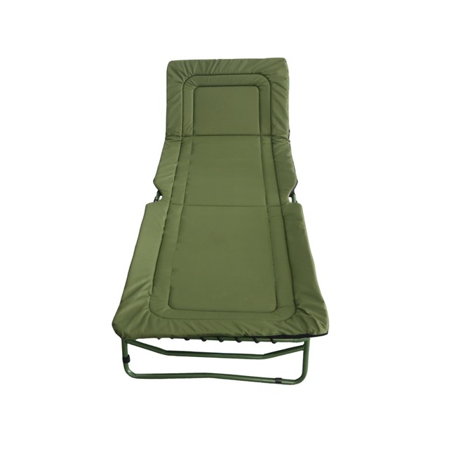 Ultra-safe 62134 Padded Folding Camping Cot with Adjustable Backrest