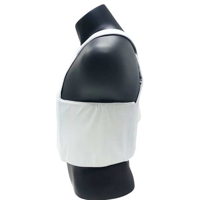 Ultra-safe White Concealable Body Armor Carrier with Adjustable Straps