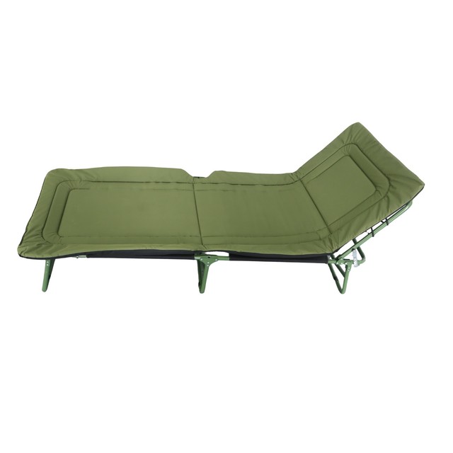 Ultra-safe 62134 Padded Folding Camping Cot with Adjustable Backrest