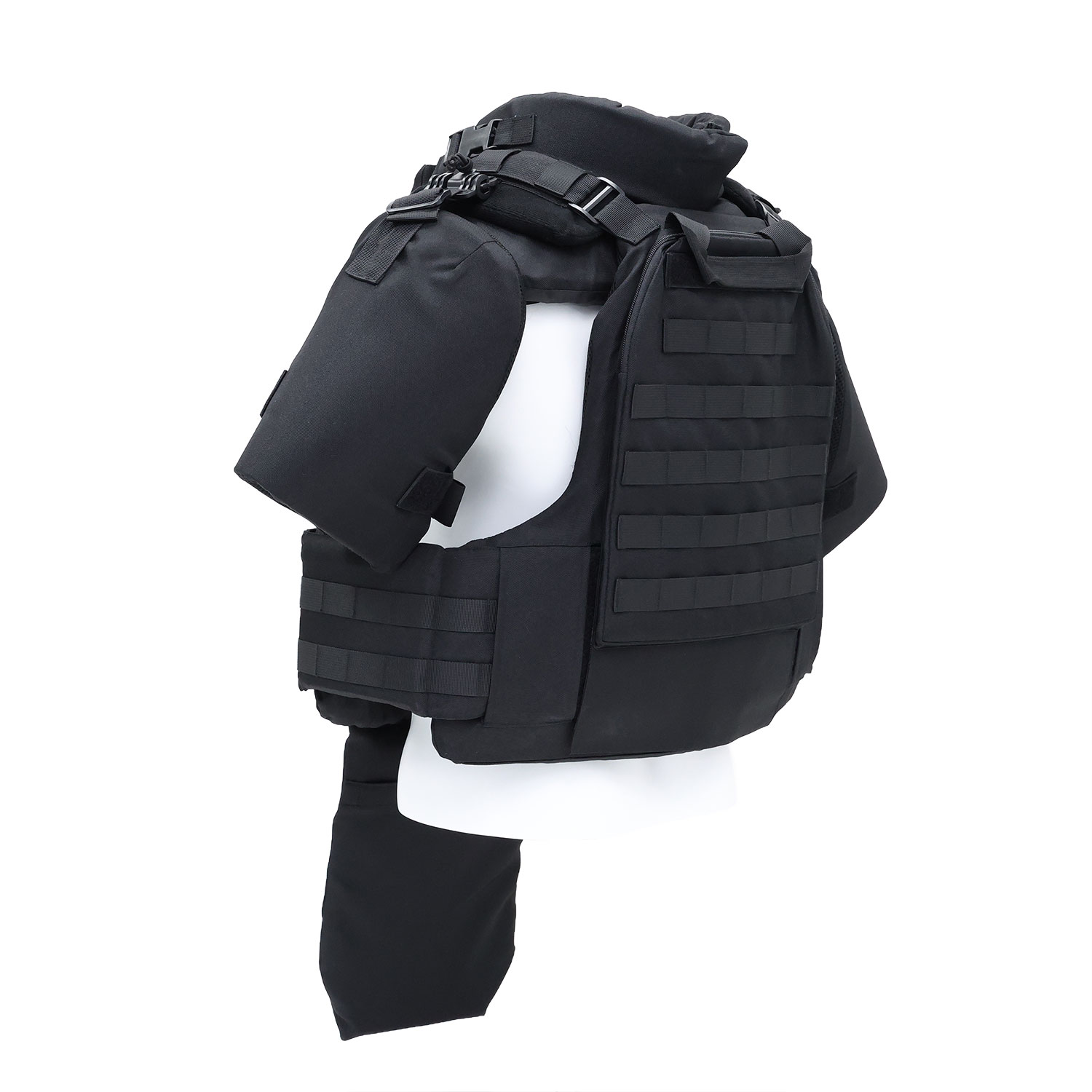 Ultra-safe Iron-Shield Series NIJ Level IIIA Full Body Armor Tactical Ballistic Vest with Fast Release System and Full Coverage Modules
