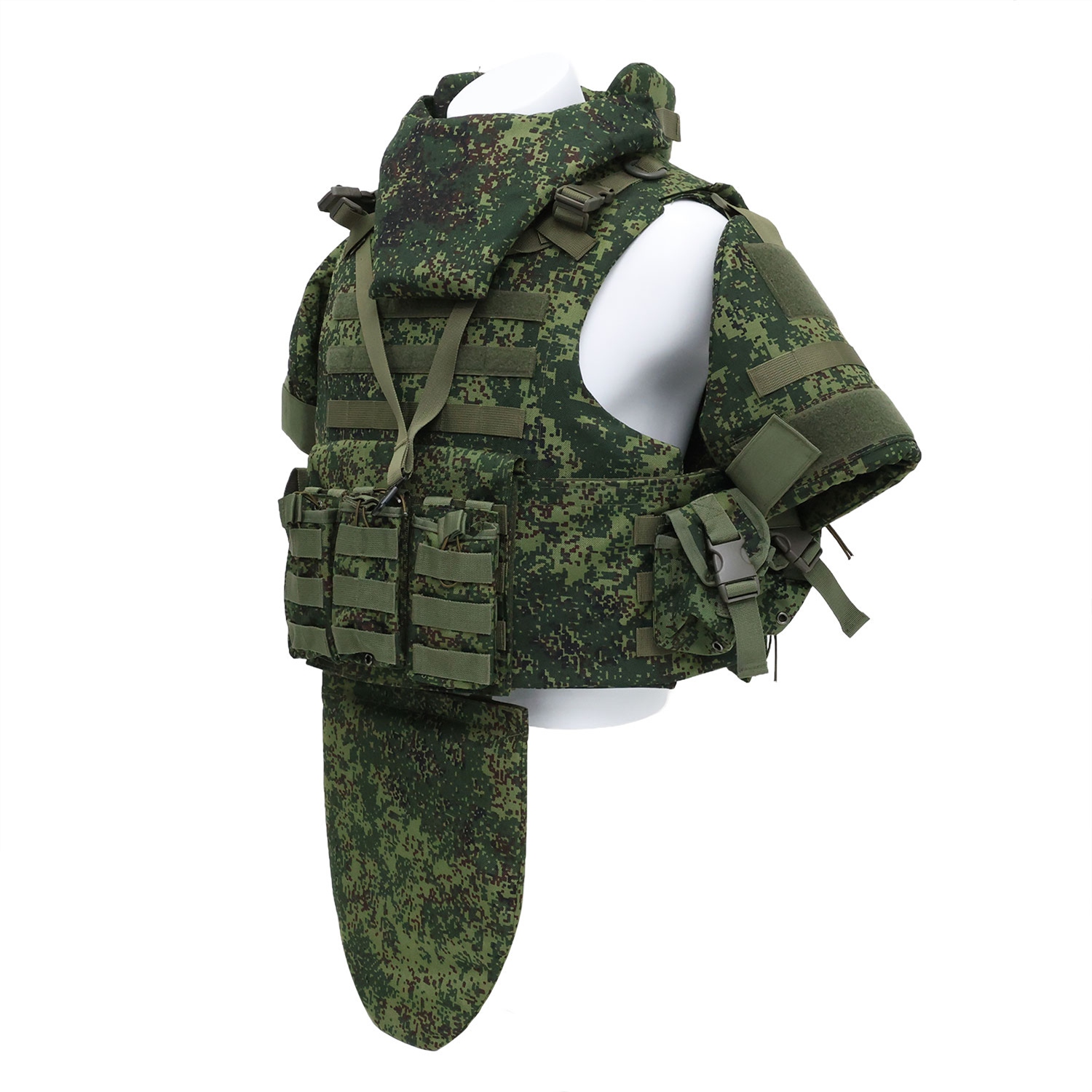 Ultra-safe Iron-Shield Series NIJ Level IIIA Full Body Armor Digital Camo Tactical Ballistic Vest with Quick-Release System and Comprehensive Fragment Protection