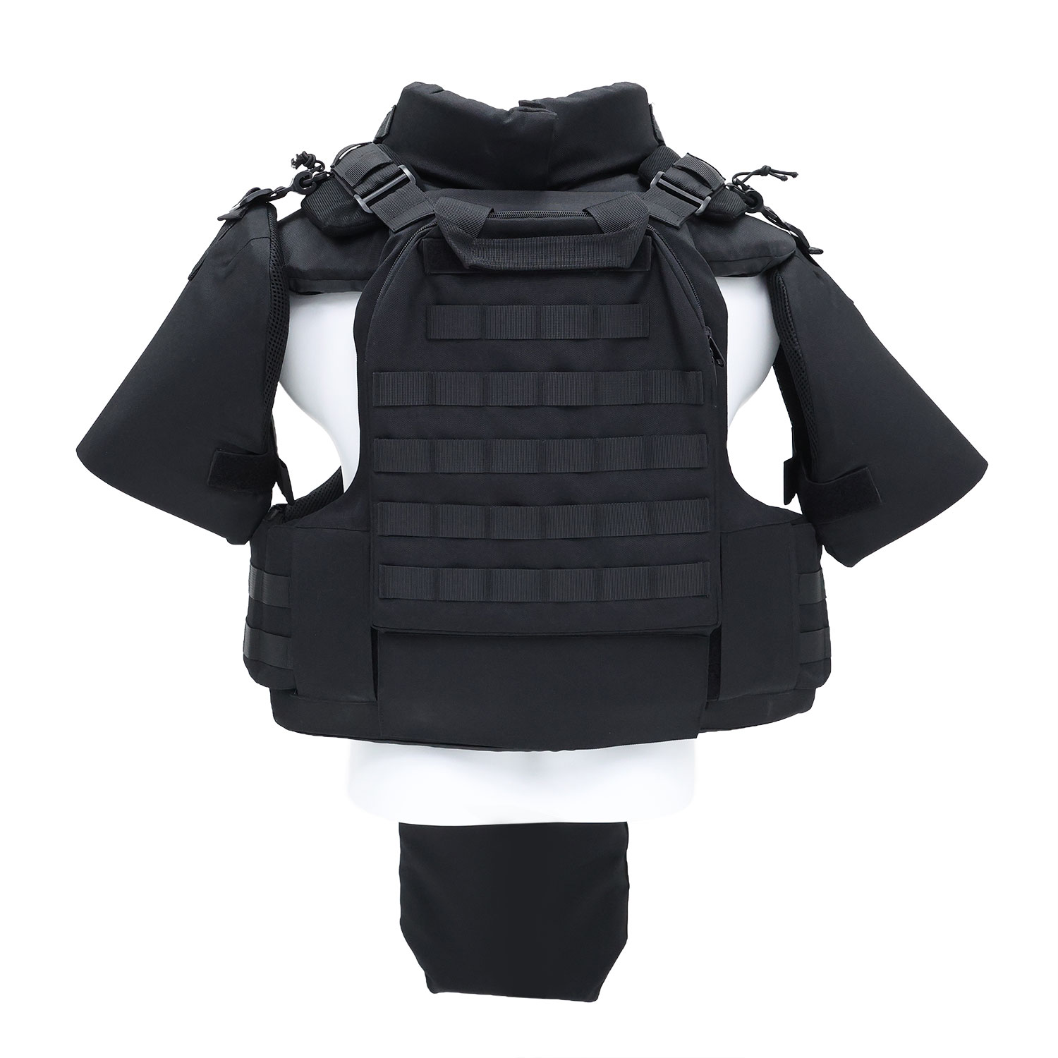 Ultra-safe Iron-Shield Series NIJ Level IIIA Full Body Armor Tactical Ballistic Vest with Fast Release System and Full Coverage Modules