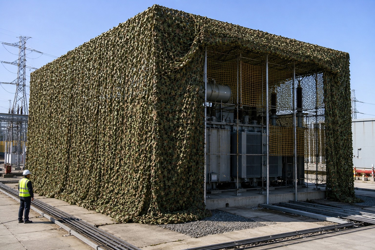 Ultra-safe Aegis-Guard 3D Strategic Defense System Integrated Multispectral Stealth Aramid Interceptor and Industrial Blast Mitigation Fortress for Oil Tanks and Radar Stations