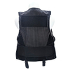 Ultra-safe Black Mesh Police Duty Vest with Multi-Pocket Storage