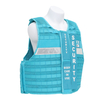 Ultra-safe Pro-Guard High-Vis Cyan Tactical Vest UN-Protocol Blue Security Carrier for Peacekeeping and Public Safety Operations