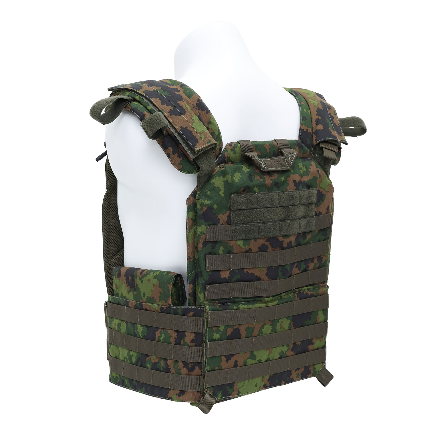 Ultra-safe Pathfinder Series M05 Forest Camouflage Tactical Plate Carrier Elite Quick-Release Modular Combat Vest for Professional Operators