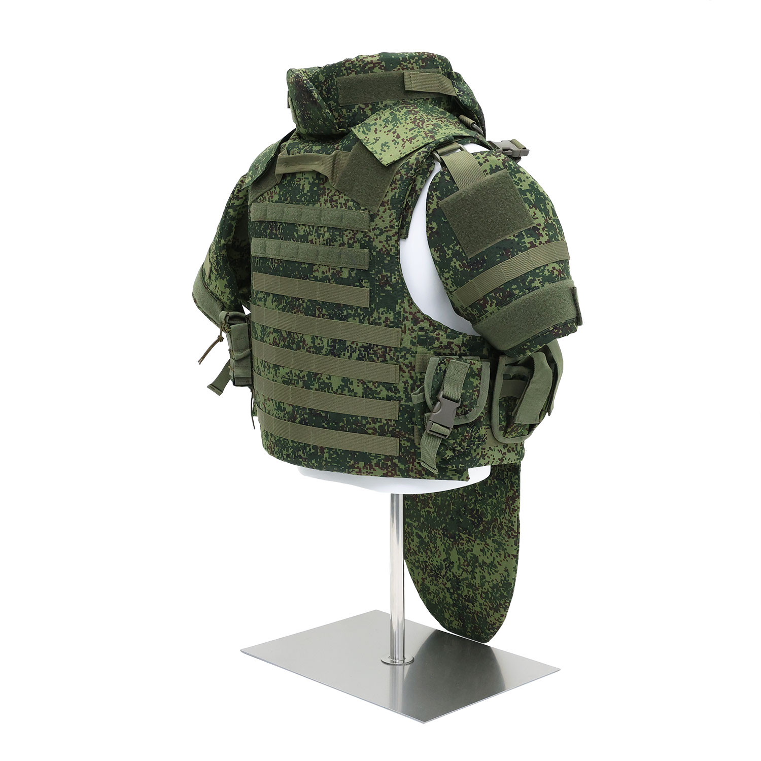 Ultra-safe Iron-Shield Series NIJ Level IIIA Full Body Armor Digital Camo Tactical Ballistic Vest with Quick-Release System and Comprehensive Fragment Protection