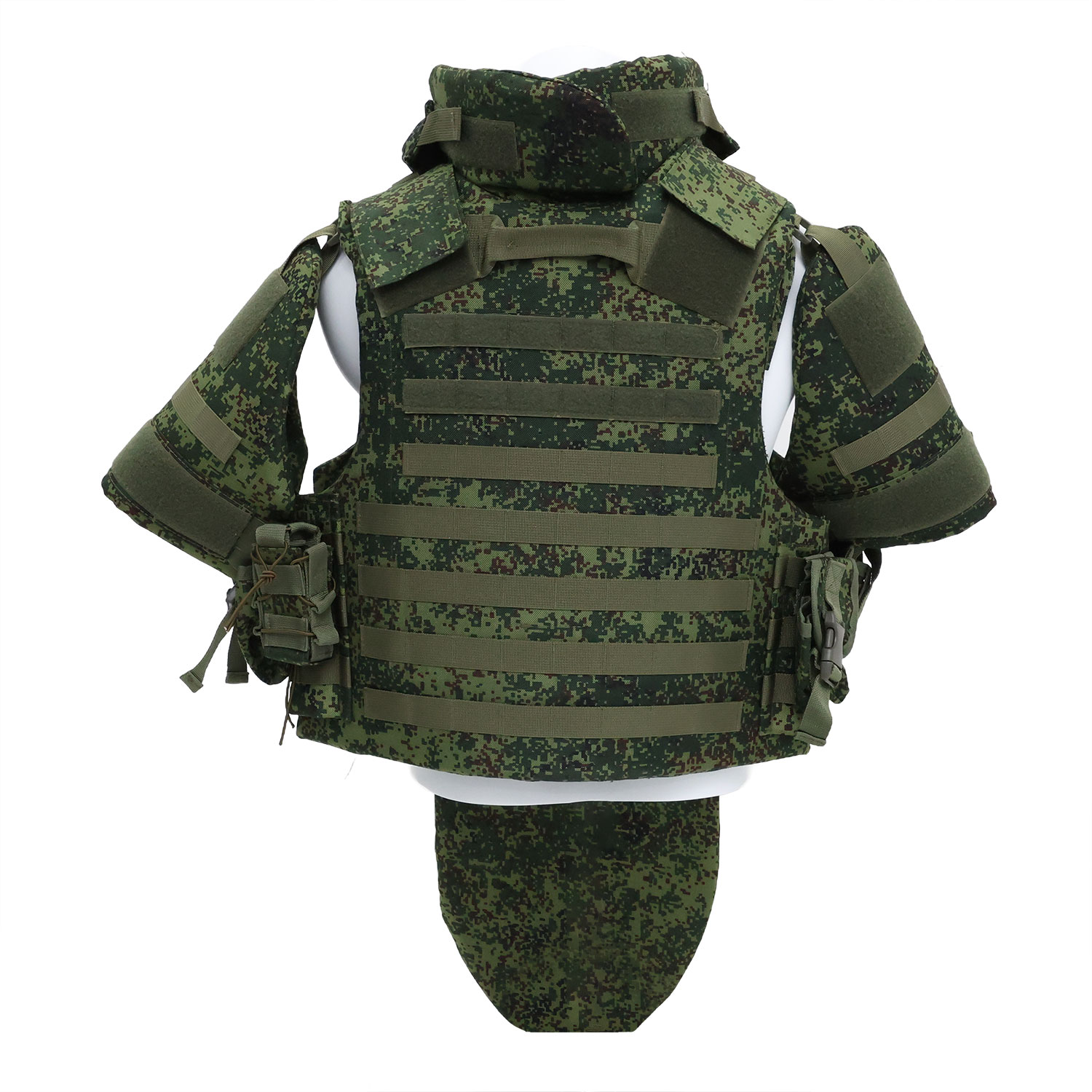 Ultra-safe Iron-Shield Series NIJ Level IIIA Full Body Armor Digital Camo Tactical Ballistic Vest with Quick-Release System and Comprehensive Fragment Protection