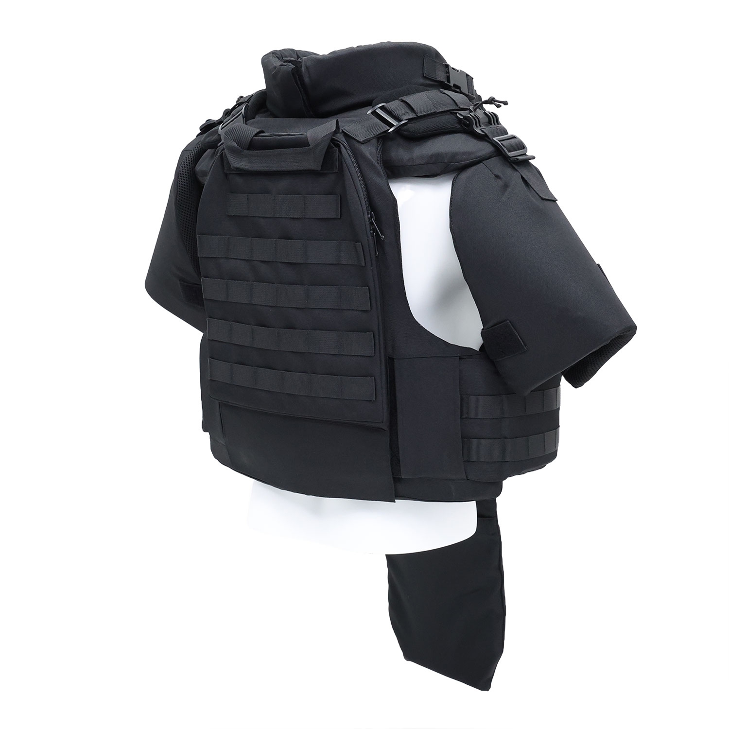 Ultra-safe Iron-Shield Series NIJ Level IIIA Full Body Armor Tactical Ballistic Vest with Fast Release System and Full Coverage Modules