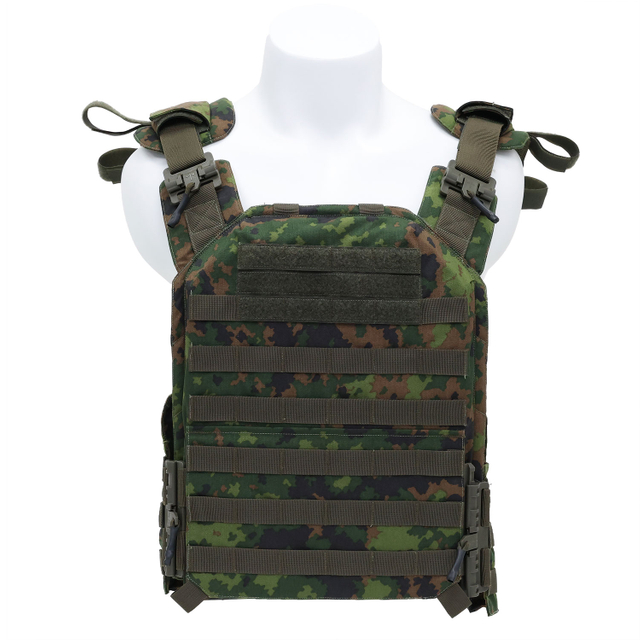 Ultra-safe Pathfinder Series M05 Forest Camouflage Tactical Plate Carrier Elite Quick-Release Modular Combat Vest for Professional Operators