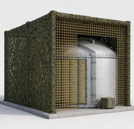 Ultra-safe Aegis-Guard Series 3-Layer Anti-Drone Shelter Multi-Functional Protection System for Critical Infrastructure and Strategic Asset Defense